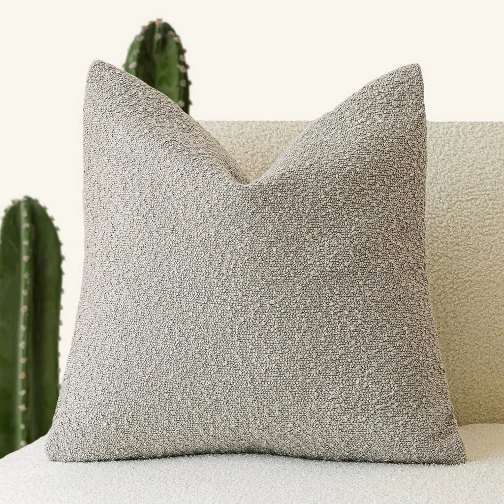Luxusní bouclé povlak na polštář 45 x 45 cm – nadčasový komfort a styl